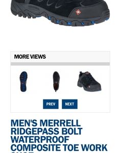 Merrell Men's Waterproof Steel Toe